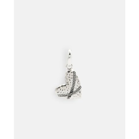 Buddha to Buddha Heart Pendant Silver