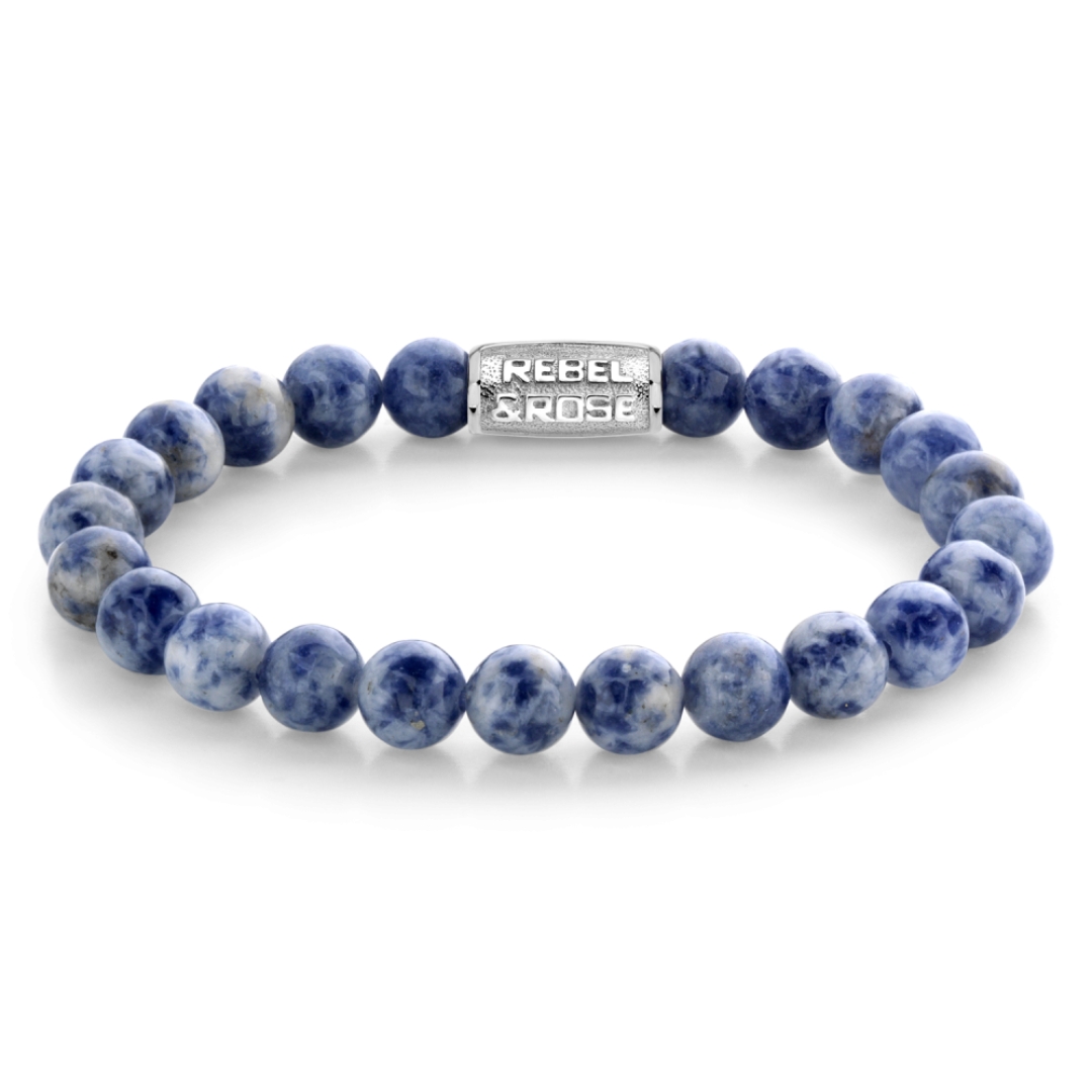 Rebel & Rose - Dutch Delfts Blue 8mm Large 19cm 8mm