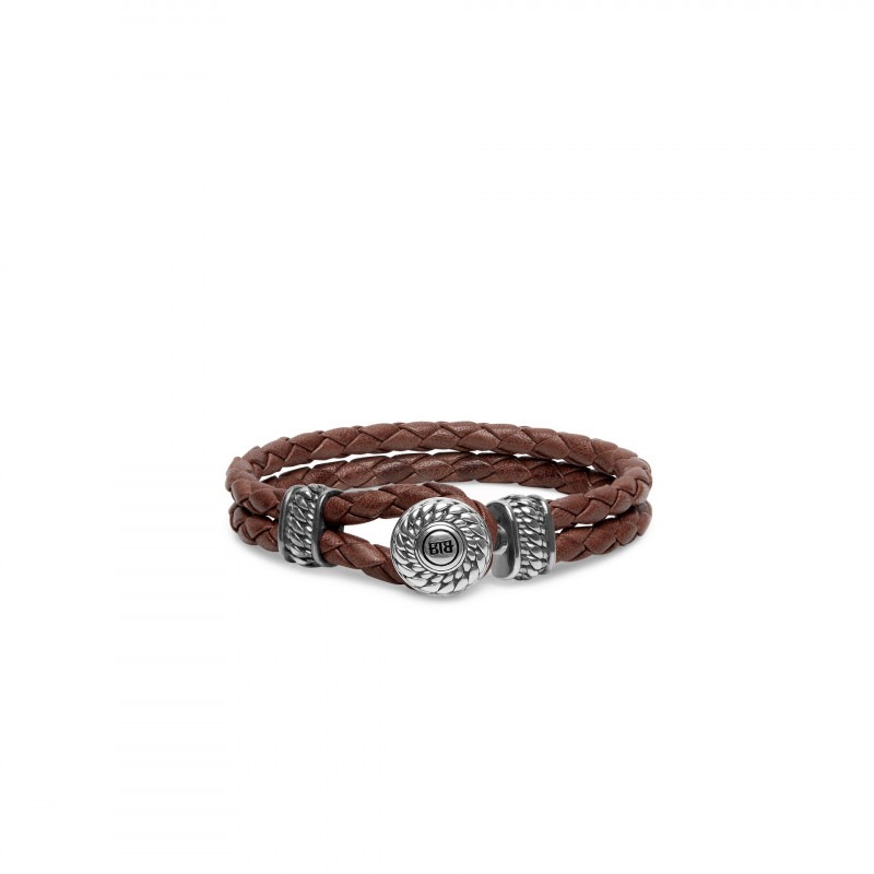 Met zijn unieke design is de Buddha to Buddha armband Ben Leather Brown Knot een ware blikvanger.