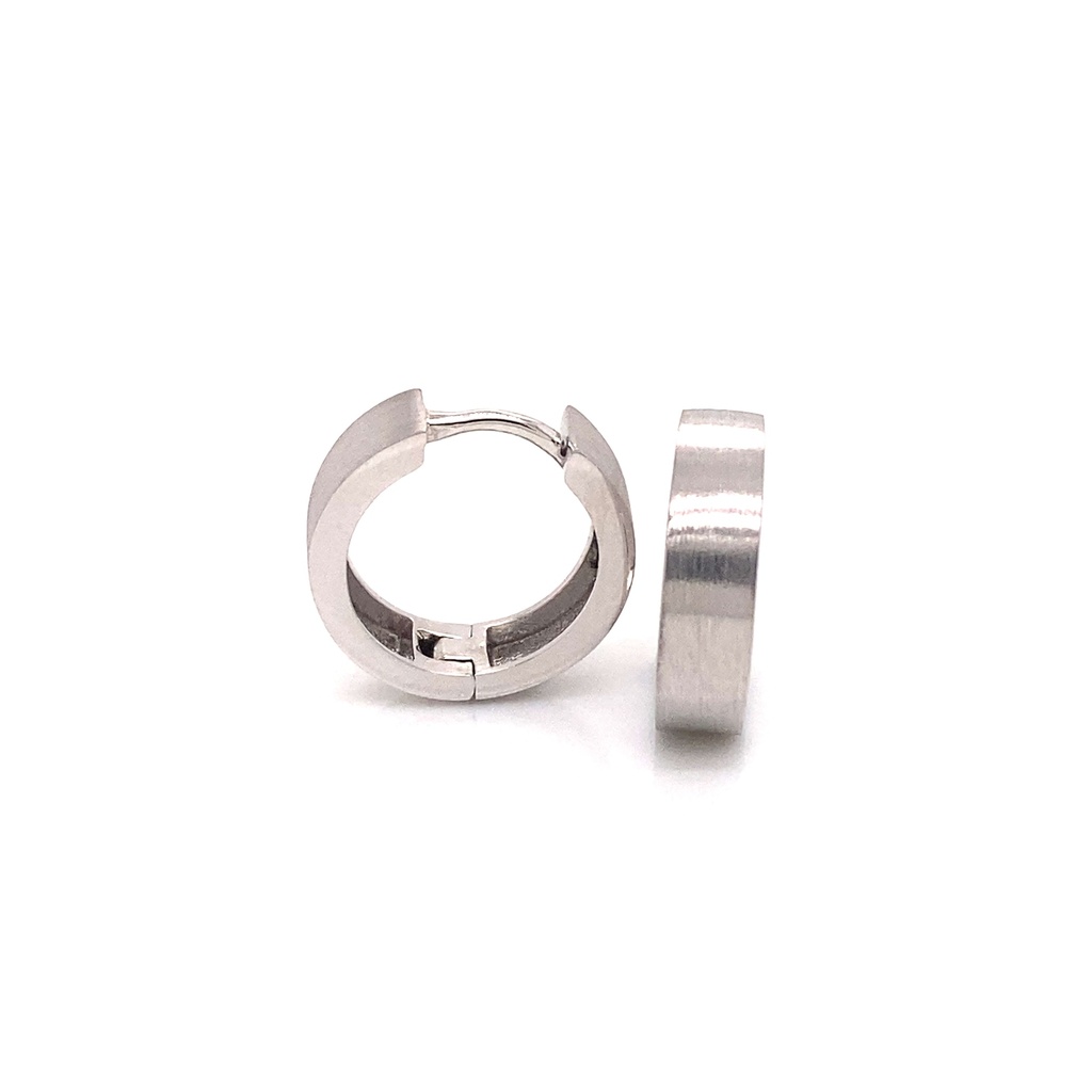  Zilveren klapoorringen 4,5mm breed