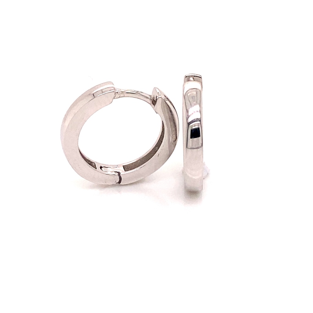  Zilveren klapoorringen 2,5mm breed