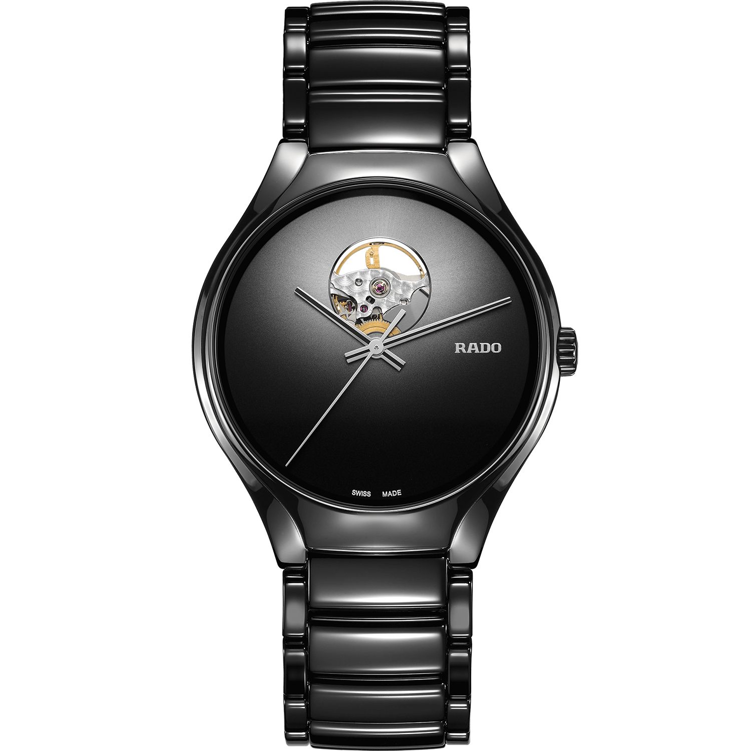 De Rado True Secret R27107152 heeft een kenmerkend ontwerp met een minimalistische wijzerplaat, saffierglas en een elegant horlogeband van high-tech ceramic. Het horloge is zowel stijlvol als functioneel en heeft een waterdichtheid tot 50 meter. Draag dit horloge op elke gelegenheid voor een tijdloze uitstraling. Combineer het met je favoriete outfit voor een verfijnde en chique look. Met de Rado True Secret R27107152 maak je altijd een fashion statement.