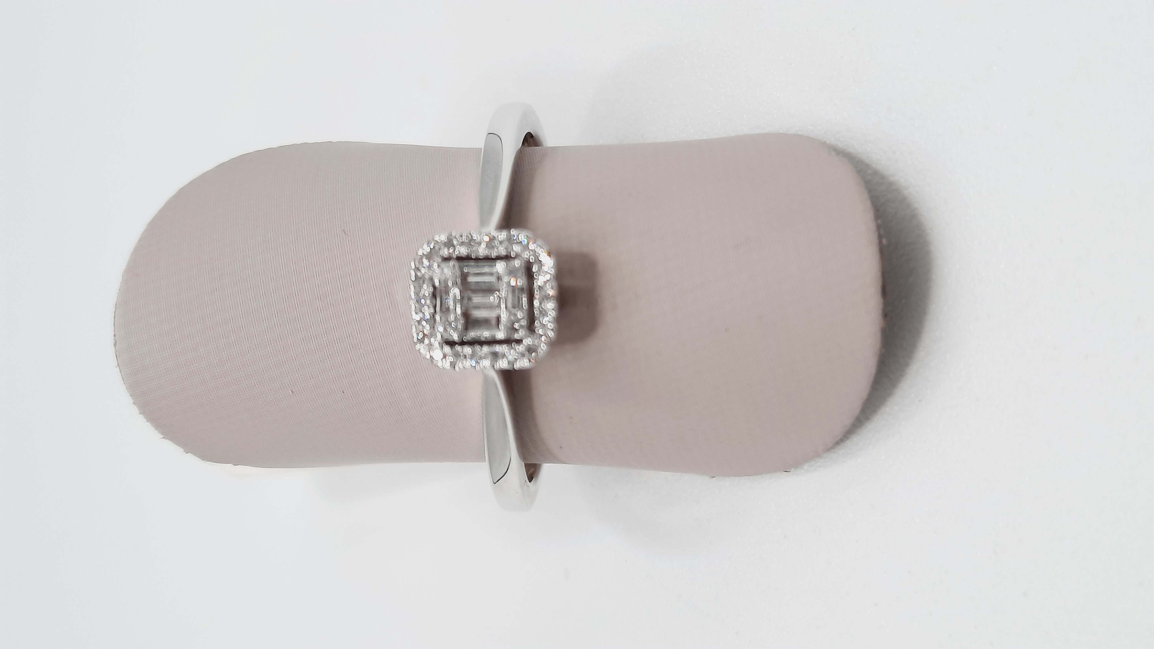 witgoud met diamond stenen 