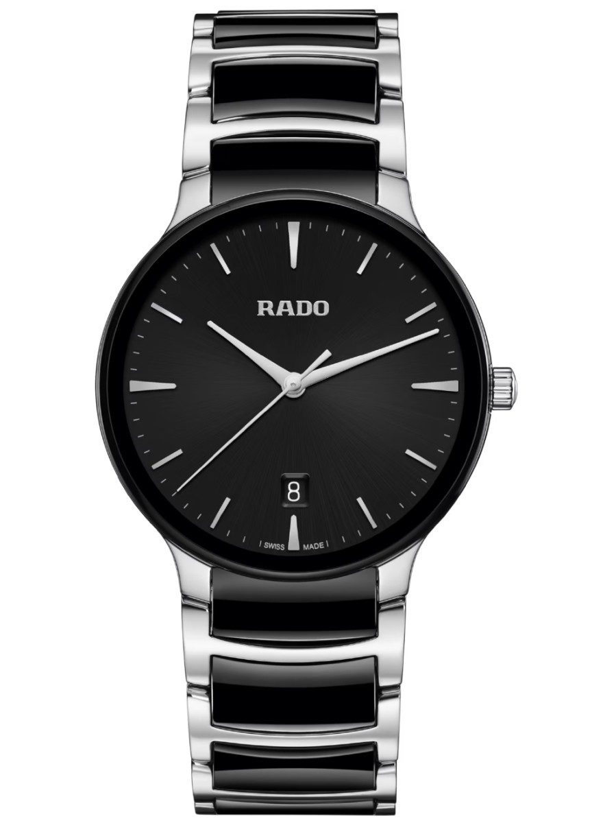 De Rado Centrix R30021152 is een prachtig horloge met een stijlvolle en minimalistische uitstraling. Het horloge heeft een zwarte wijzerplaat, zilveren kast en armband van PVD en High-Tech Ceramic. Het horloge is waterdicht tot 50 meter en heeft een Swiss Quartz uurwerk voor nauwkeurige tijdweergave. Draag dit horloge bij zowel casual als formele gelegenheden voor een chique uitstraling.