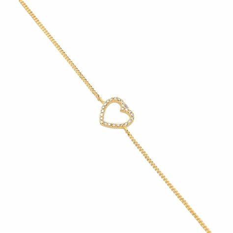 Zilver vergulde armband met diamant
15,5 - 16,5 - 17,5 cm
0.0720 ct