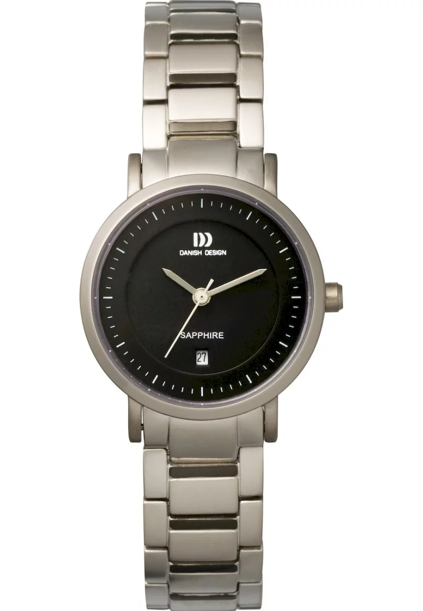 Dit is een horloge van titanium. De band van dit Danish Design dameshorloge is gemaakt van kwalitatief goed titanium. Dit model heeft een uurwerk, waarop de tijd analoog wordt getoond.
