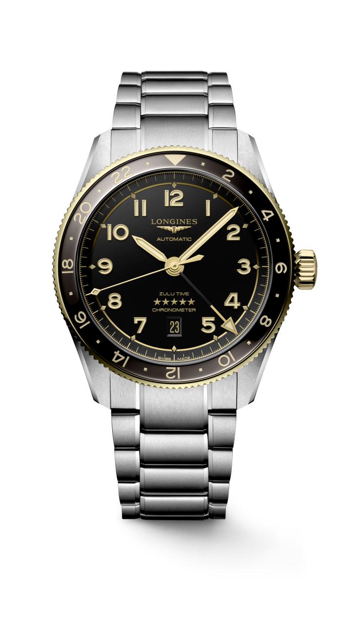 Dit Longines horloge behoort tot de Spirit collectie.
Referentienummer: L3.812.5.53.6

De Longines is voorzien van een automatisch kaliber L844.4 uurwerk met een gangreserve van 72 uur. De kast is gemaakt van roestvrij staal en 18-karaats geelgouden cap 200 en de band van edelstaal. Het horloge heeft een diameter van 42 mm en is getest op een waterdichtheid van 10 ATM / 100 meter. Dankzij de Super- LumiNova op de wijzers en indexen is het horloge ook in het donker duidelijk af te lezen. Het horloge heeft een krasbestendig saffierglas met meerdere lagen anti-reflecterende coating aan beide zijden. Dit horloge heeft antraciet vergulde wijzers en heeft een zelfopwindend mechanisch uurwerk met een frequentie van 25.200 trillingen per uur. 

Het automatische uurwerk is COSC Chronometer gecertificeerd.

Horloges van Longines met automatische uurwerken genieten van een verlengde fabricagegarantie van 5 jaar. Deze langere garantieperiode onderstreept de uitzonderlijke kwaliteit en het vakmanschap van de automatische uurwerken van Longines.