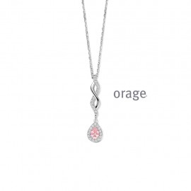 Ketting in zilver met hangertje 