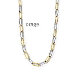 Ketting in staal bi-color