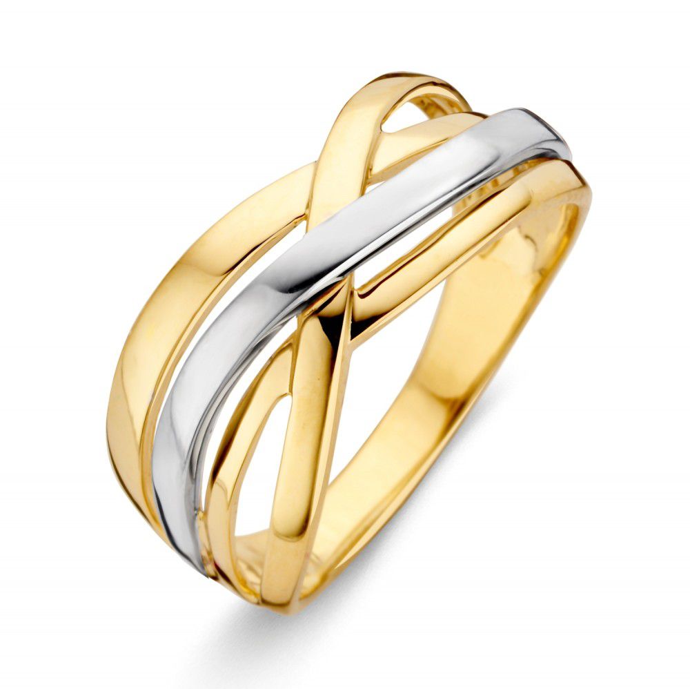 Ring bicolor Maat 56