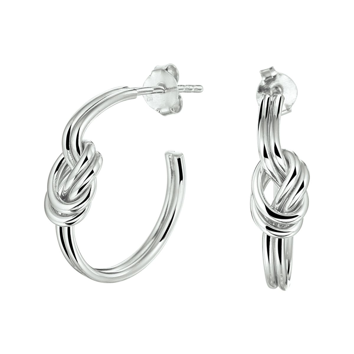 De oorstekers zijn elegante creool oorbellen. Ze zijn gemaakt van 100% zilver, hebben een diameter van 20 mm en een breedte van 6 mm. Met hun glanzende zilveren kleur voegen ze een verfijnde touch toe aan elke outfit. Perfect voor zowel dagelijkse als speciale gelegenheden.
