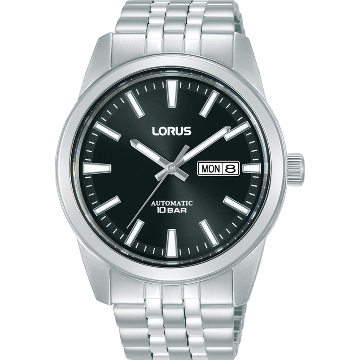 Dit is een herenhorloge van het merk Lorus. Het is een analoog horloge gemaakt van staal. De diameter van de kast is 42 mm en de kast is 12 mm dik.
De verdere specificaties van het horloge zijn als volgt:
Kastvorm: rond
Kastkleur: zilverkleurig
Kastmateriaal: staal
Sluiting: vouwsluiting met drukker
Wijzerplaatkleur: zwart
Glassoort: hardlex mineraal glas
Waterdichtheid: 10 ATM
Techniek: automaat