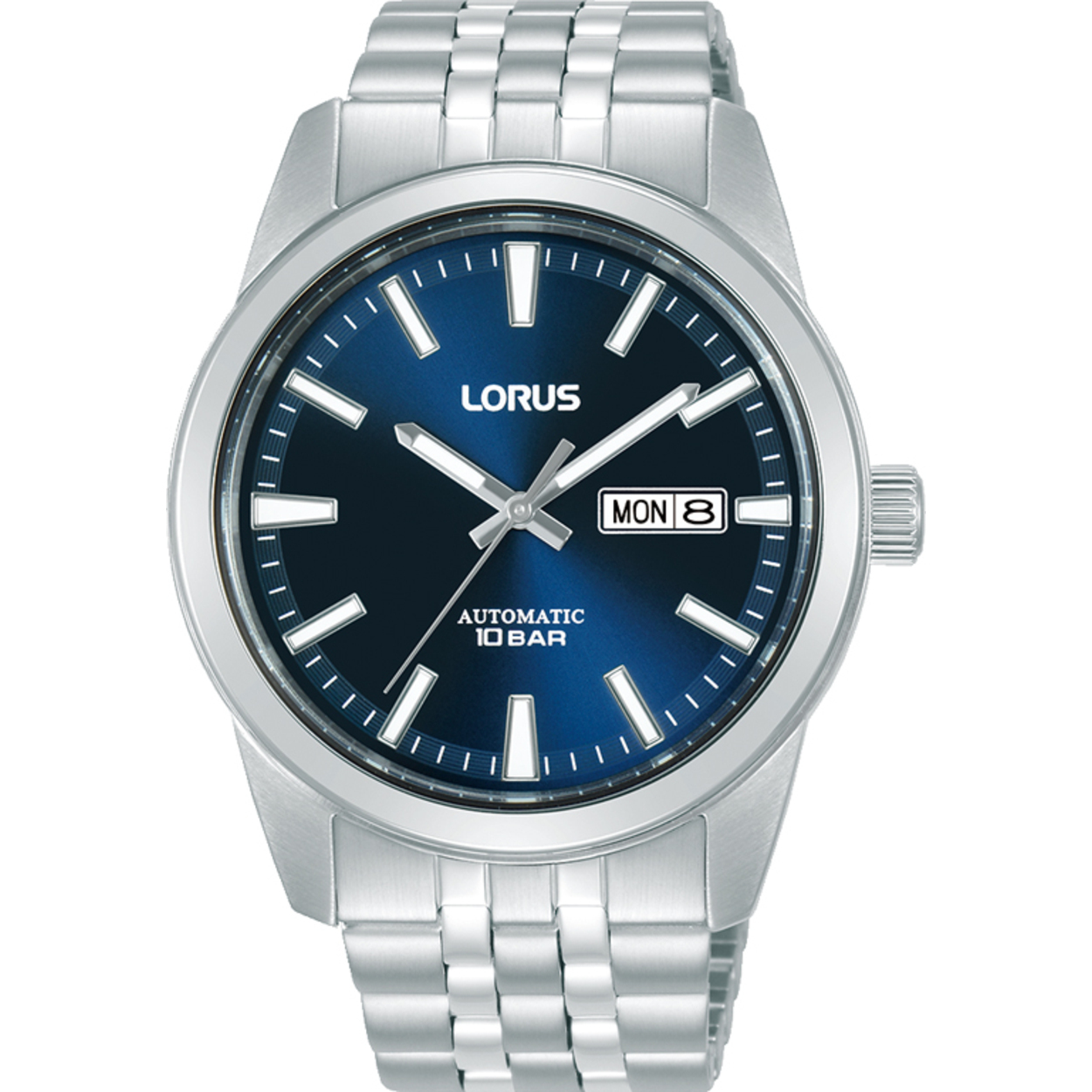 Dit is een herenhorloge van het merk Lorus. Het is een analoog horloge gemaakt van staal. De diameter van de kast is 42 mm en de kast is 12 mm dik.
De verdere specificaties van het horloge zijn als volgt:
Kastvorm: rond
Kastkleur: zilverkleurig
Kastmateriaal: staal
Sluiting: vouwsluiting met drukker
Wijzerplaatkleur: blauw
Glassoort: hardlex mineraal glas
Waterdichtheid: 10 ATM
Techniek: automaat