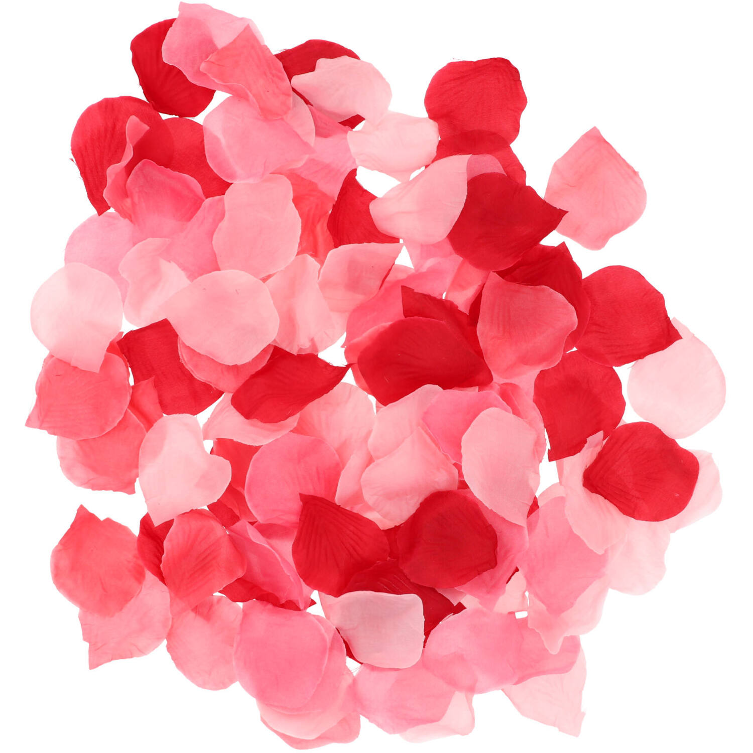 Rozenblaadjes Mix Roze - 144 stuks. Inhoud: 144 rozenblaadjes. Kleur: roze. Bijvoorbeeld te gebruiken tijdens de volgende feestgelegenheid/feestgelegenheden: Valentijnsdag, Bruiloft en Jubileum. Elk bloemblad heeft een afmeting van ongeveer 5x5 cm. Het artikel is gemaakt van polyester.