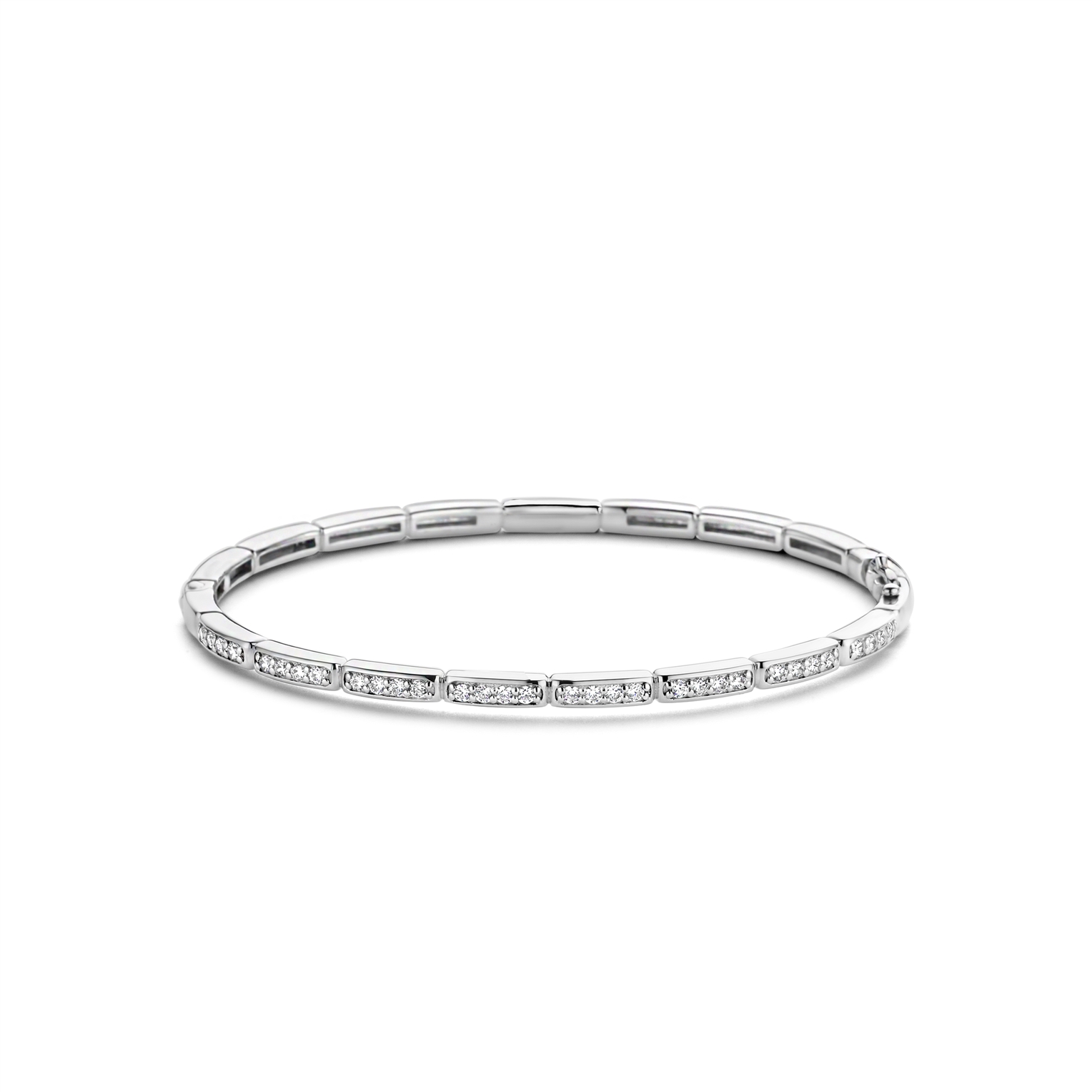 Zilveren armband met zirkonia