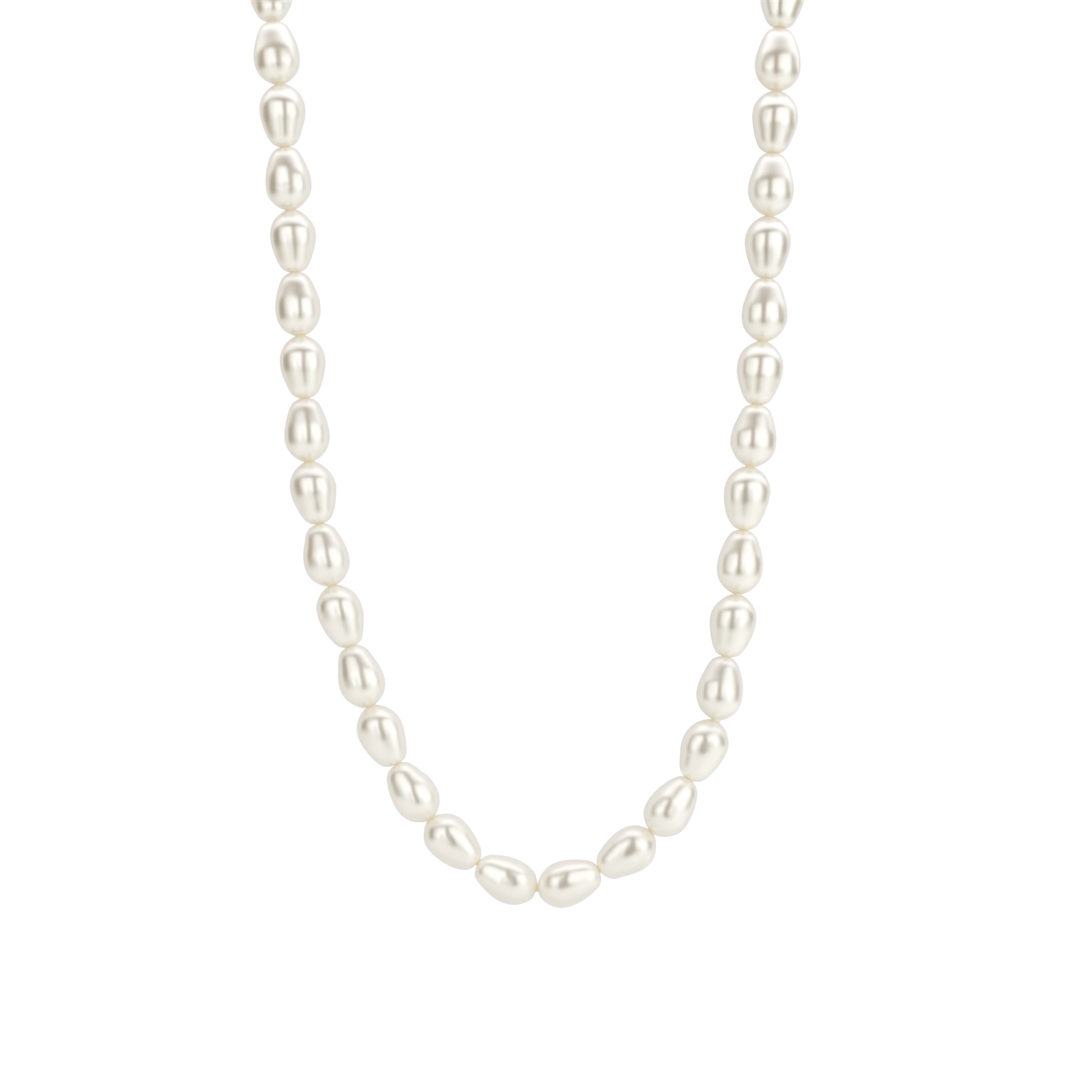 Deze TI SENTO - Milano zilveren ketting 3994PW/42 is gedecoreerd met een reeks van glanzende witte parels. De verschillende, natuurlijke silhouetten en formaten van de parels geven de ketting een speelse en verfijnde look. De ketting is gemaakt van 925 sterling zilver en verstelbaar in lengte, tussen 38 en 48 cm. Draag haar verfijnde elegantie in elke look, dag en nacht.