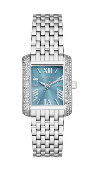 Michael Kors dames pols horloge staal met stalen band uit de collectie Emery. 5 ATM waterdicht.