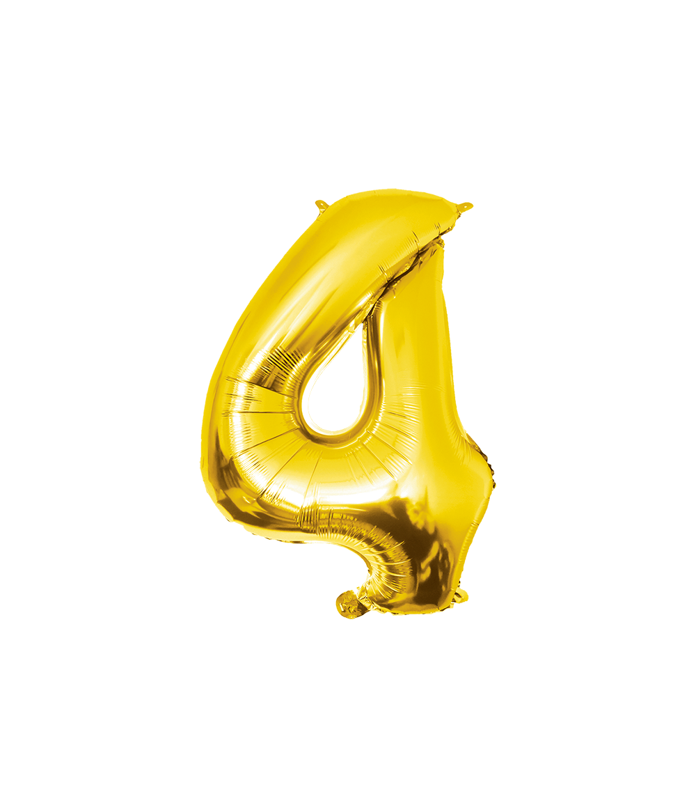 De gouden cijfer ballonnen uit de Basic collectie van Paper Dreams zijn de ideale toevoeging om elke gelegenheid te transformeren in een feestelijke en vrolijke sfeer. Of het nu gaat om een verjaardag, jubileum, bruiloft of een andere speciale viering, foil balloon gold - no.4 voegt een sprankeling toe aan elke ruimte. Deze grote gouden cijferballon is maar liefst 86cm groot, wat het tot een echte eyecatcher maakt.