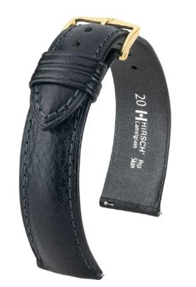 Hirsch Camelgrain M Black Calf 8/6mm 01009150-1-08