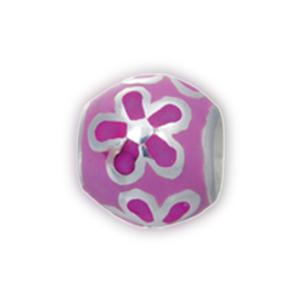 leurrijk en fantasievol uitgevoerd zorgt deze 925 zilveren en geëmailleerde bedel voor een vrolijke noot aan je armband of ketting.
