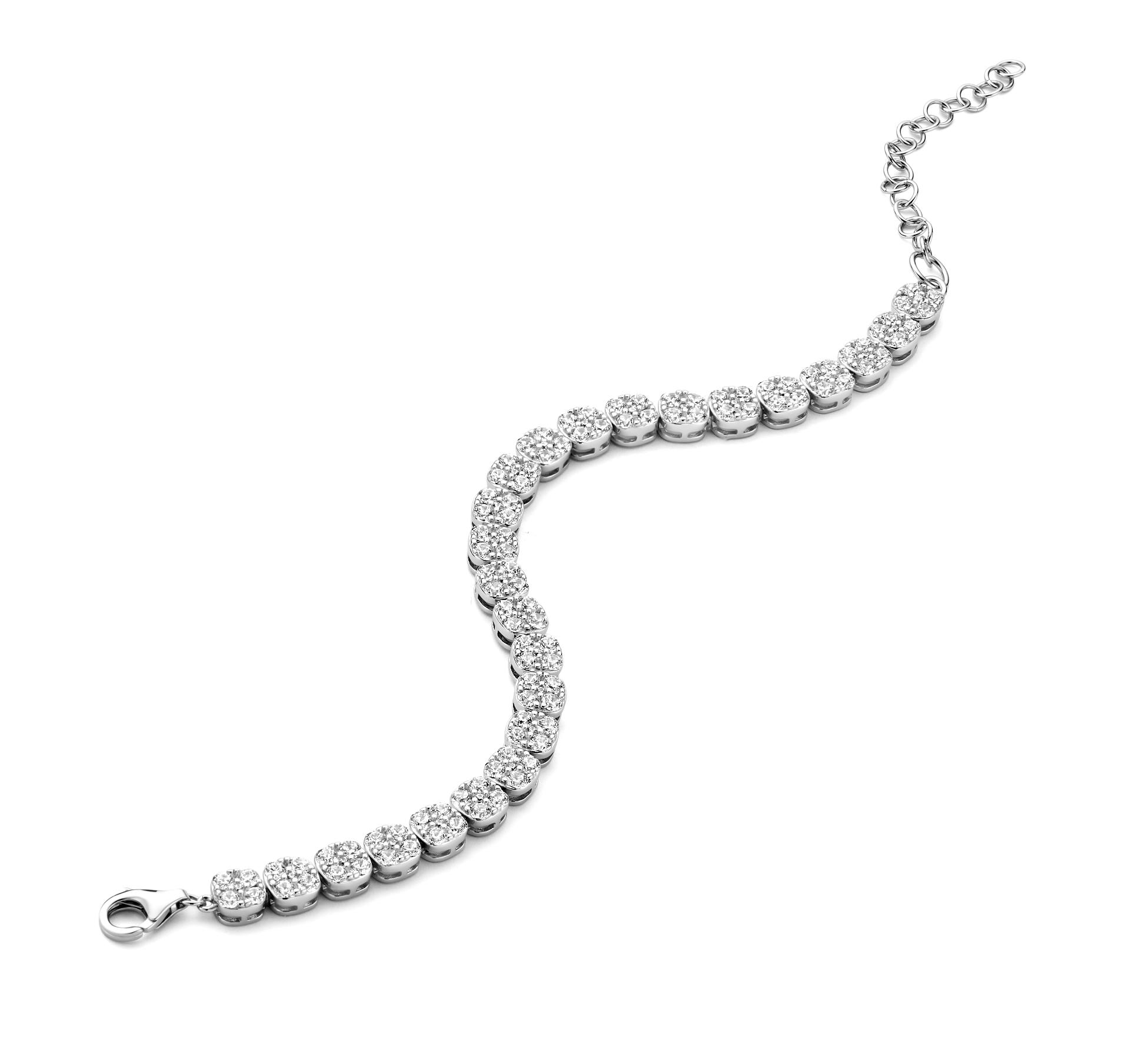 Armband zilver ziconium 