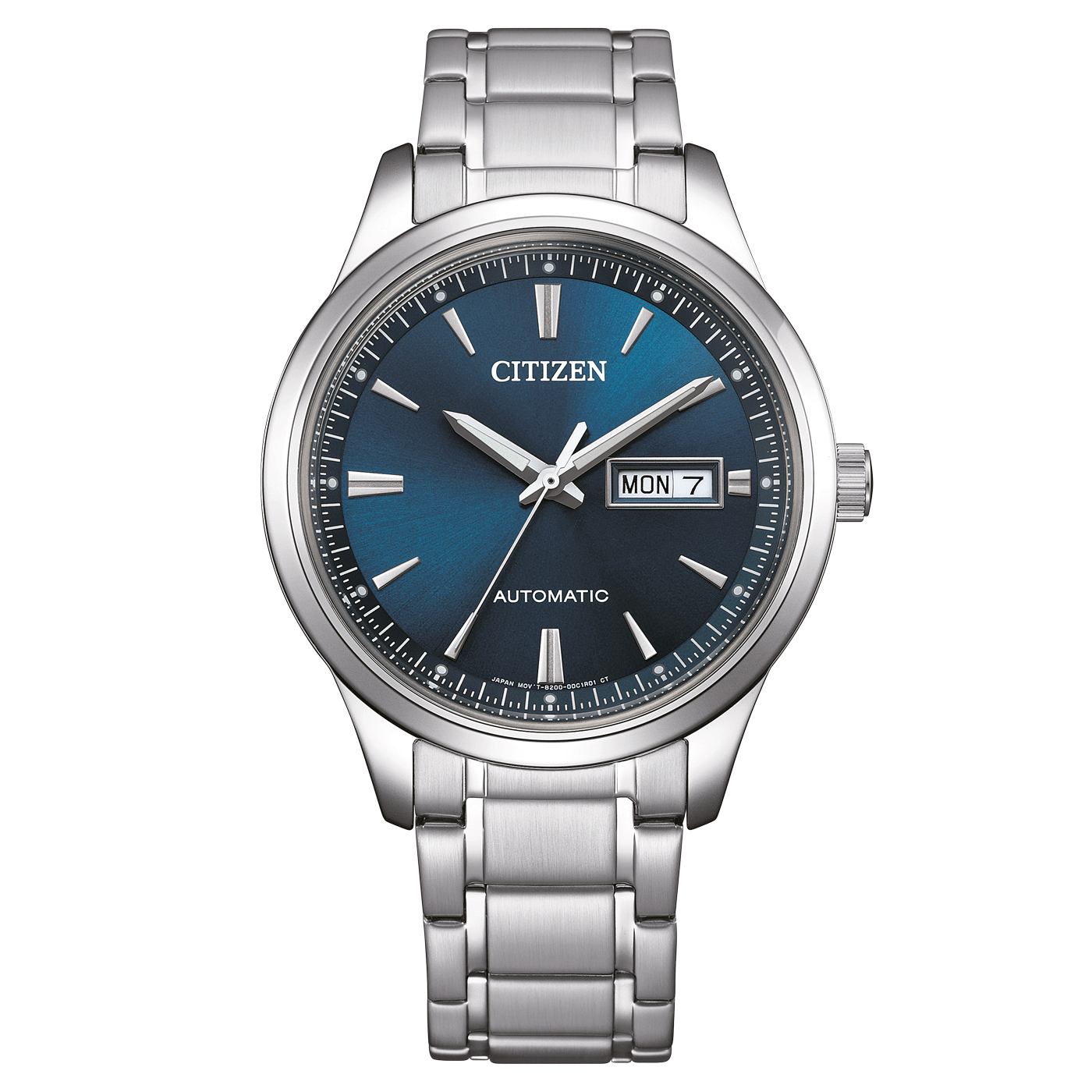 Dit Citizen horloge heeft een automatisch uurwerk.
Referentienummer: NY4058-79LE

Dit Citizen horloge is voorzien van een automatisch uurwerk met een gangreserve van 42 uur. Het horloge heeft een 40mm stalen kast en band en wordt beschermd door een kristalglas. Het horloge heeft een blauwe wijzerplaat met dag- en datum aanduiding.
