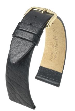 HIRSCH CALF M NQR BLACK LEATHER FIBERS 16/14MM 11100250-1-16.