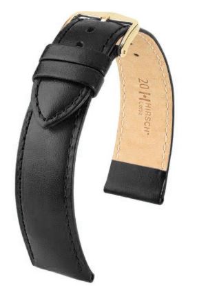 Hirsch Corse M NQR Black Leather Fibers 16/14mm 12100250-1-16