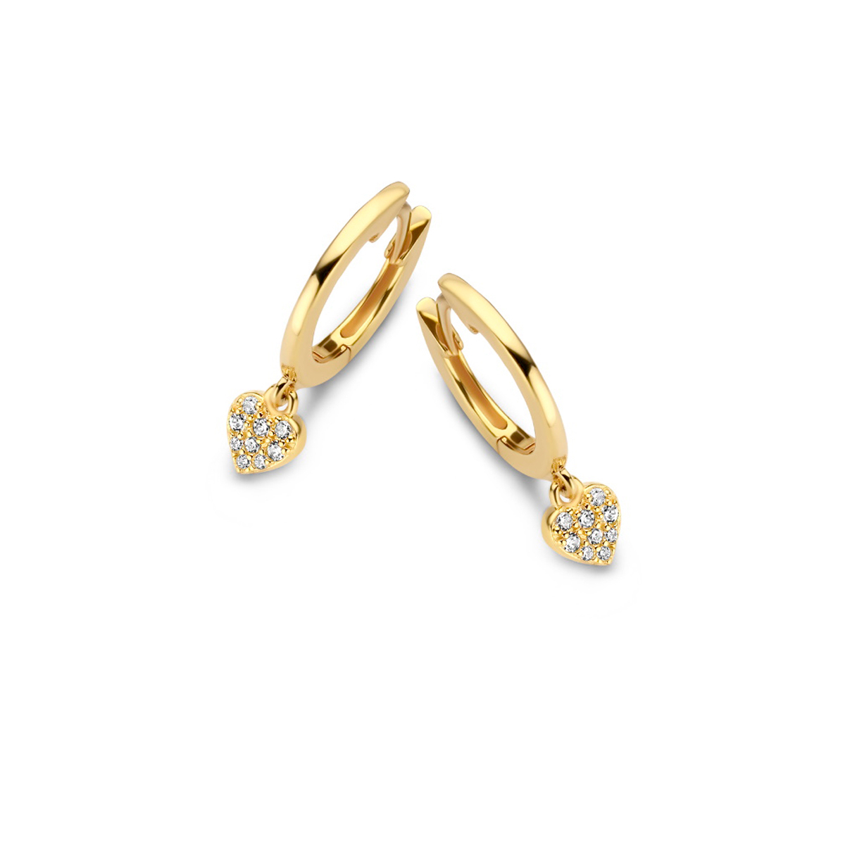 Deze prachtige Naiomy Verguld Zilveren Oorbellen met Hartjes (model B0V10) zijn een echte eyecatcher. De oorbellen zijn gemaakt van zilver en verguld met een laagje goud, wat zorgt voor een luxe uitstraling. De hartjes geven de oorbellen een romantische touch. Draag ze bij speciale gelegenheden of maak je dagelijkse look extra speciaal. Met deze oorbellen straal je altijd.