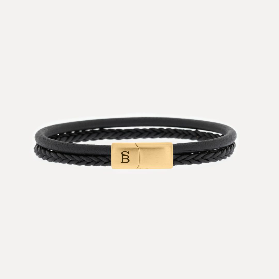 De Steel & Barnett Heren Armband Denby Gold Black is een stijlvolle bracelet en is verkrijgbaar in small, medium en large. Draag het als een statement-stuk bij casual of formele outfits voor een verfijnde uitstraling. Perfect voor dagelijks gebruik of speciale gelegenheden.
