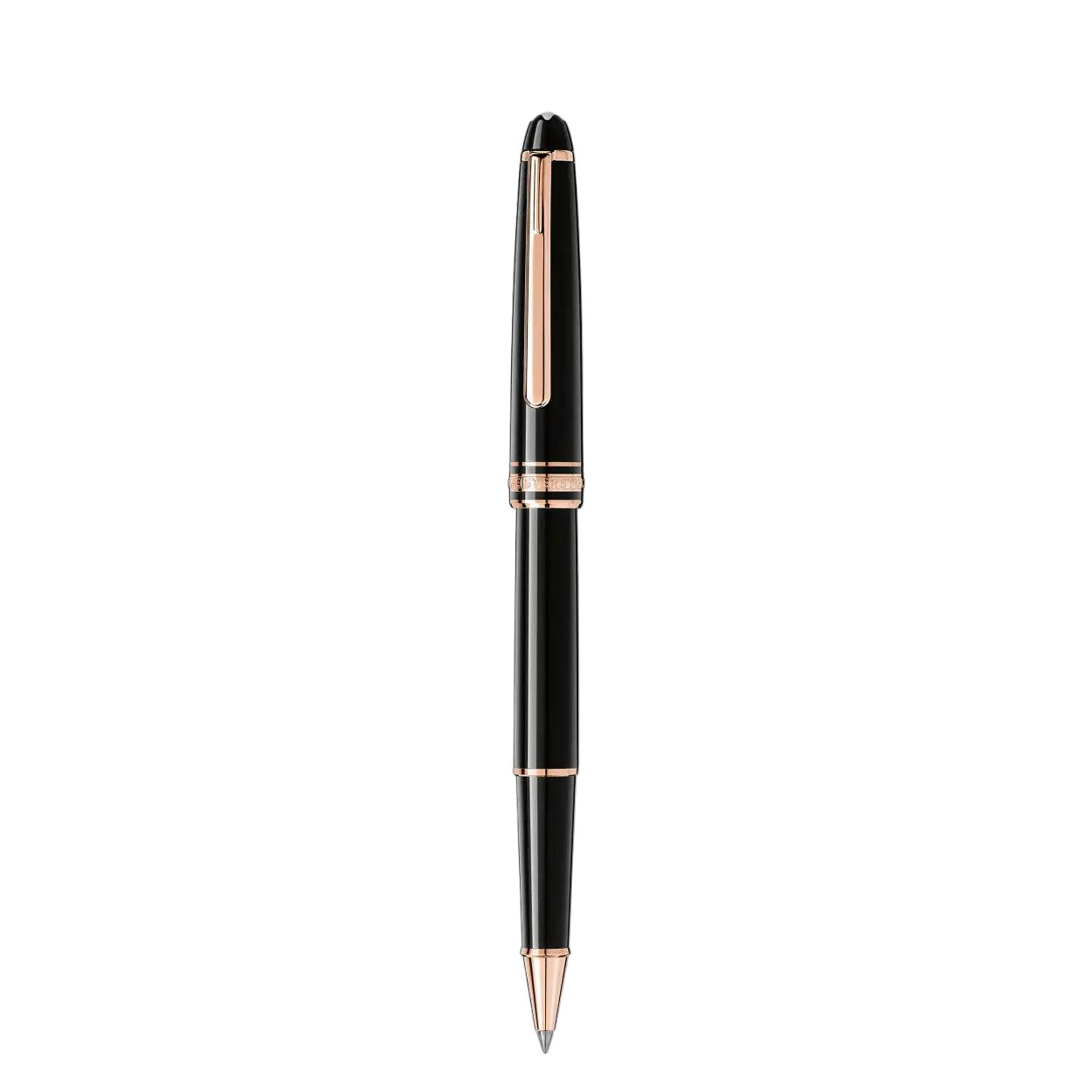 Referentienummer: MB112678

Montblanc Meisterstück Classique Rose-Gold-coated collectie is een ontwerp dat geschiedenis schrijft. Geïntroduceerd in 1924, een woord dat 'meesterwerk' betekent, is de Meisterstück het symbool geworden voor luxe schrijven van hoge kwaliteit. De dop en het vat zijn gemaakt van zwarte kostbare hars met het iconische witte Montblanc-embleem ingelegd in de bovenkant van de dop.