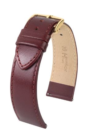 Hirsch Osiris L Burgundy Shiny Calf 18/16mm 03475060-1-18