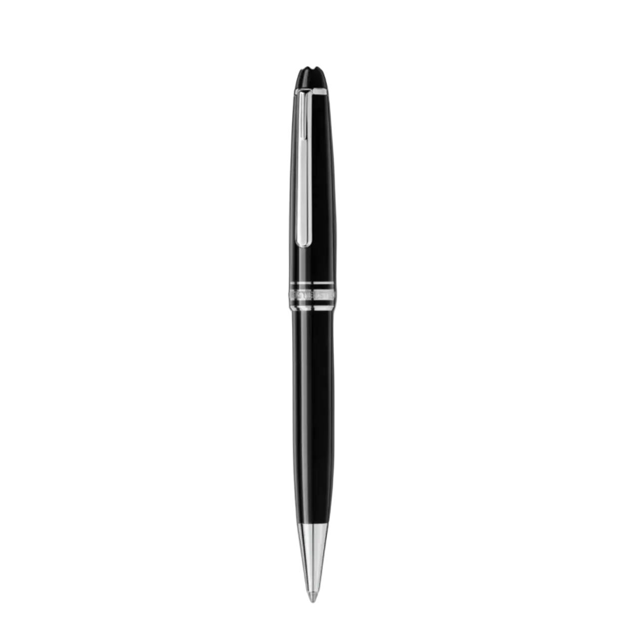 De Montblanc Platinum behoort tot de Meisterstück collectie.
Referentienummer: MB132446

Deze geschiedenis schrijvende collectie is geintroduceerd in 1924. Het woord Meisterstuck staat voor Masterpiece, en staat symbool voor de hoge kwaliteit van de luxe schrijfwaren. De dop en pen zijn gemaakt van kostbaar zwart hars met op de top het iconische witte Montblanc logo.