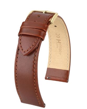 Hirsch Osiris L Mid Brown Shiny Calf 18/16mm 03475015-1-18