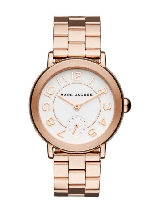 Marc Jacobs dames pols horloge roségoud kleurig.