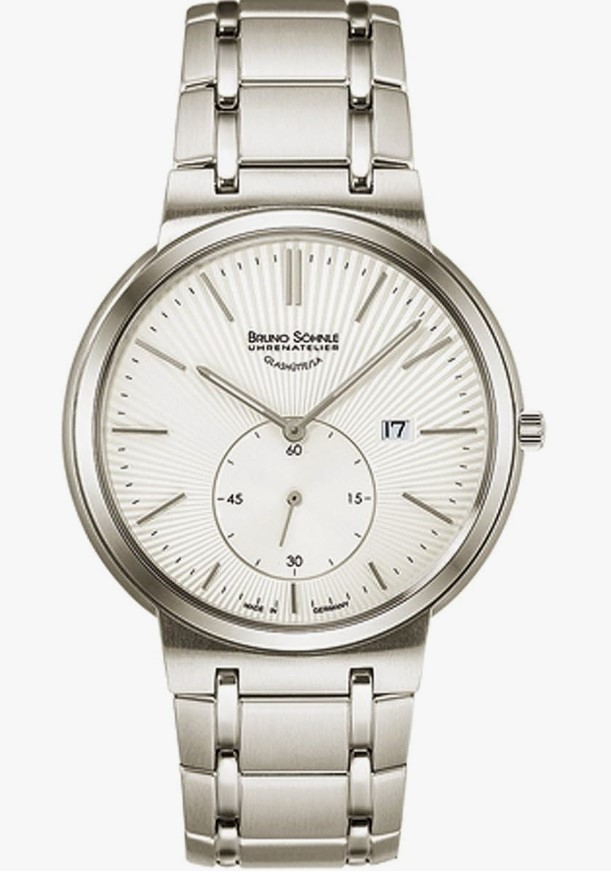 Bruno Söhnle heren pols horloge Quartz met stalen band.