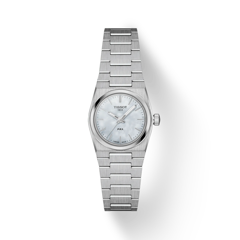 Tissot - PRX 25mm Quartz Dameshorloge, 100 meter WR Saffierglas - T1370101111100