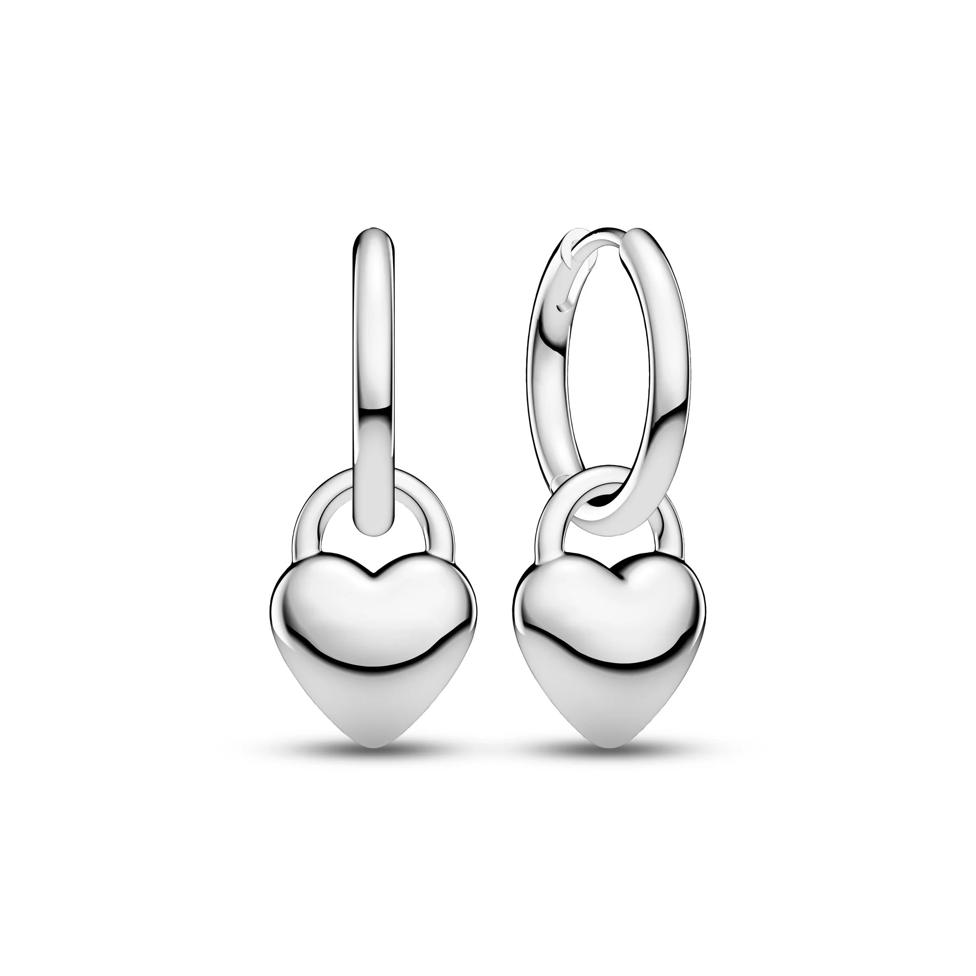 Earrings made of rhodium plated 925 Sterling Silver with a polished surface

Earrings measurements: Length 25 mm, width 9,75 mm 