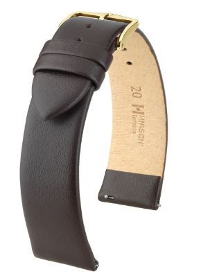 Hirsch Corse L NQR Black Leather Fibers 20/18mm 03702210-1-20