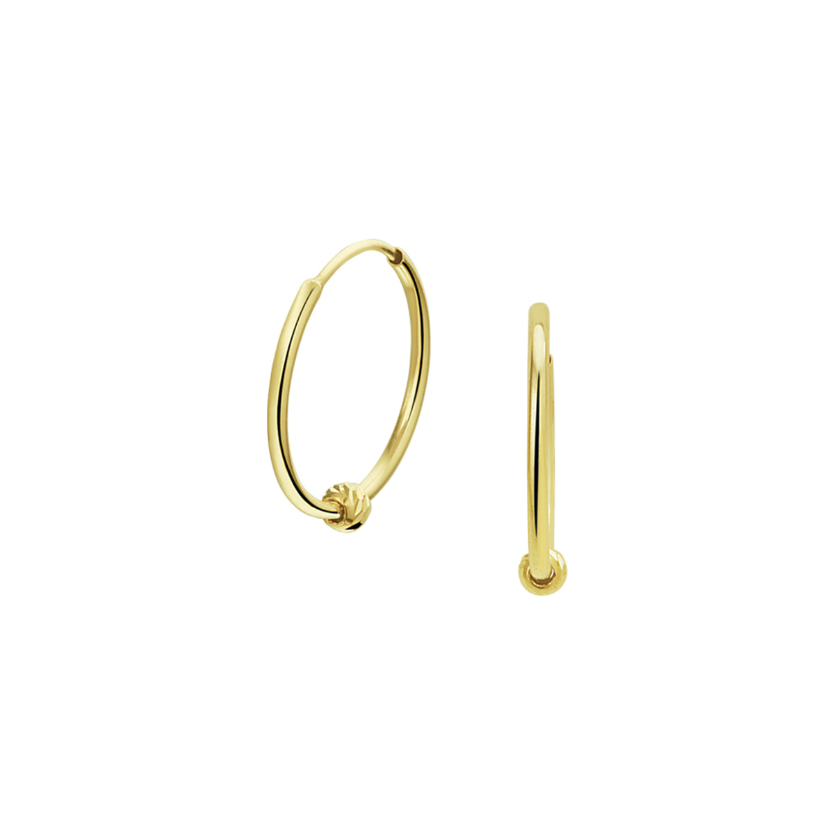 Beschrijving: Geelgouden creolen met een afmeting van 11.5x0.8mm uitgevoerd met bolletjes van 2mm. Deze basis creolen mogen niet missen in een sieraden stash. Ze zijn de basis van een schitterende uitstraling en zijn te combineren met bijna alle geelgouden sieraden.
Verpakt per: 1
Doelgroep: dames
Breedte: 0.8 mm