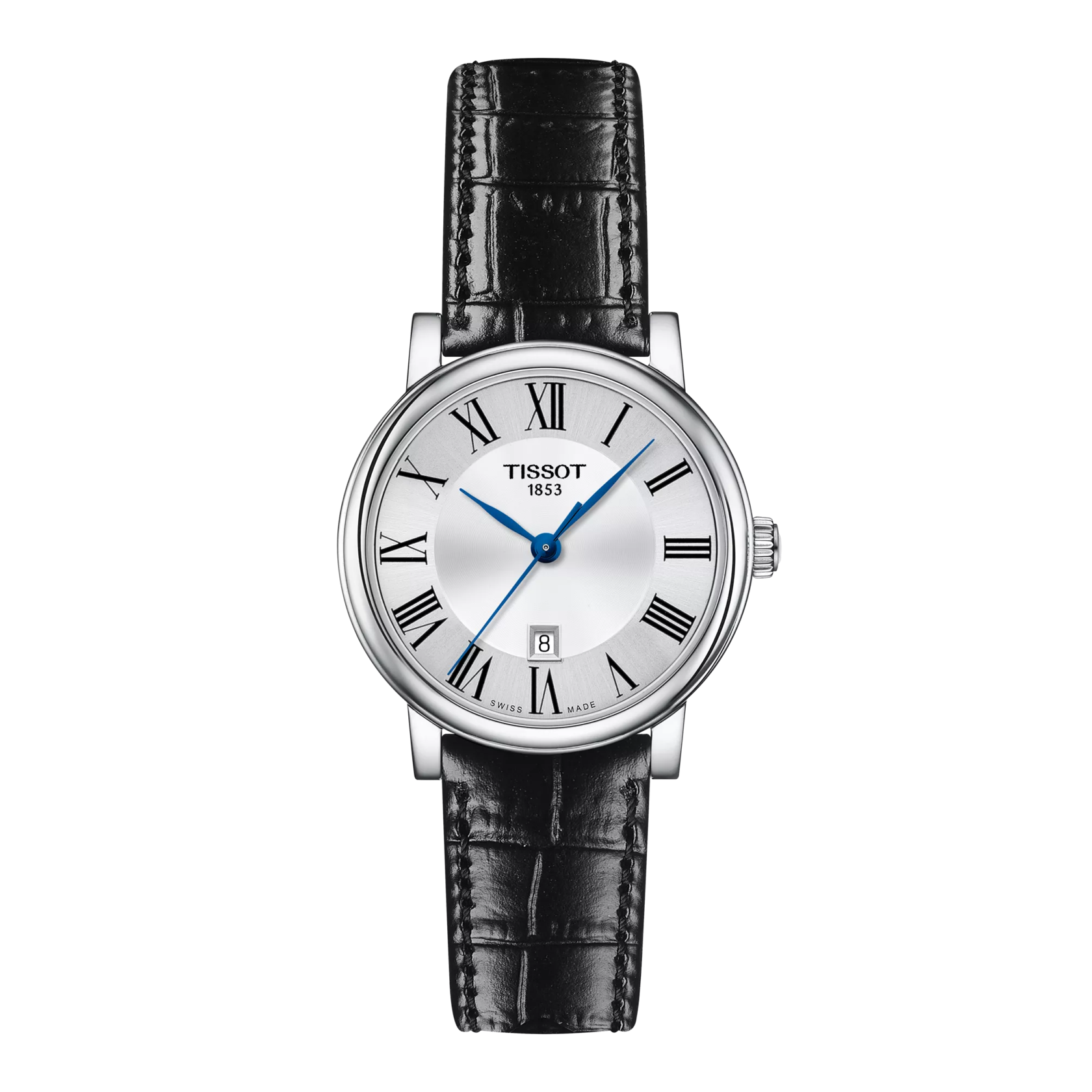 De Carson Premium kwartscollectie behoudt zijn onstuimige aantrekkingskracht en biedt moderne functionaliteit zonder afbreuk te doen aan de charme van het stuk. Het garandeert nauwkeurigheid en de ultieme Tissot-stijl. Ontworpen voor degenen die de fijnere dingen in het leven waarderen, biedt de collectie een keuze uit een leren band of een metalen armband.
