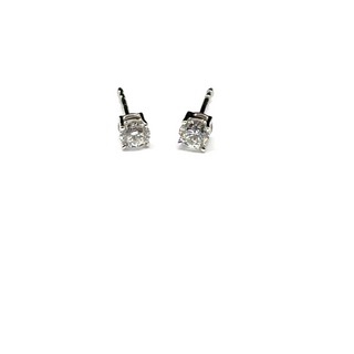 Ohrstecker Weißgold 750/ooo 
1 Brillant  0,60ct  TW si