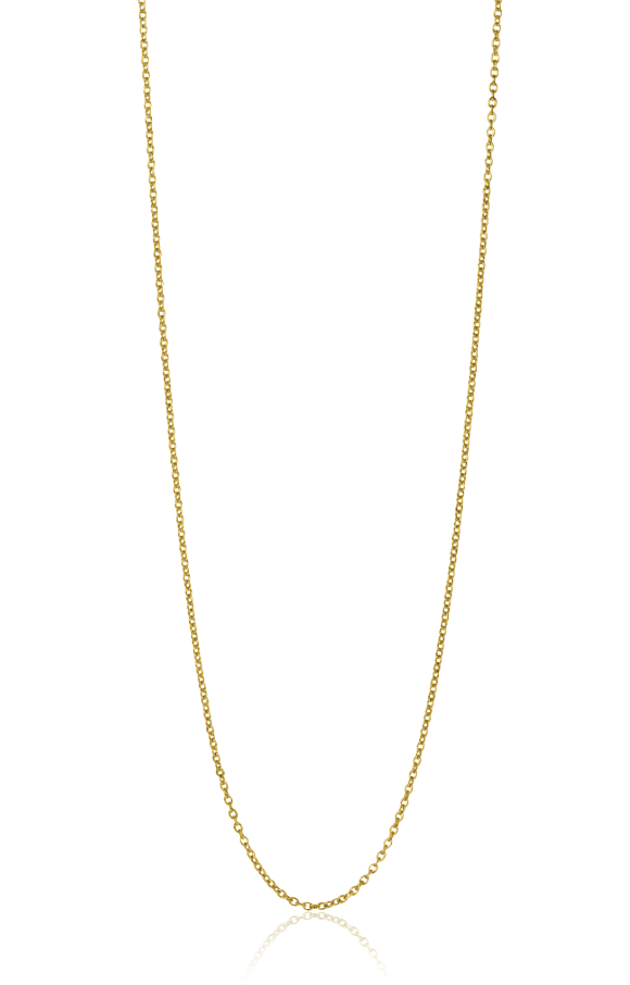 ZINZI Gold 14 karaat gouden anker ketting (0,9mm breed), de lengte is 45cm. Ideaal om je gouden hanger aan te hangen. Vervaardigd van geheel 14 karaat goud (585). En herkenbaar 'Zinzi' door het kleine gouden Zinzi hartje bij de sluiting.