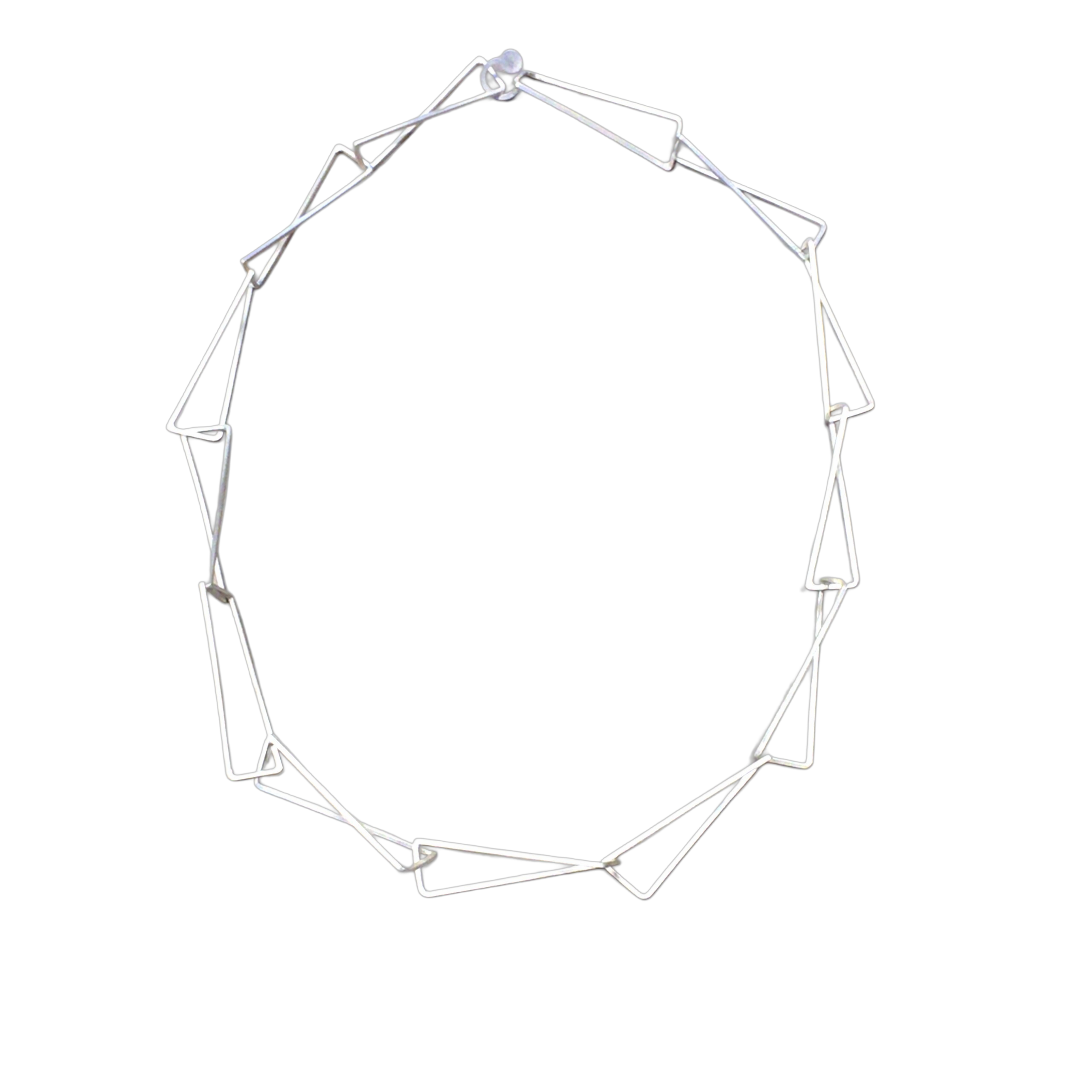 Collier gefertigt aus Silber 925, jedes Element ist frei beweglich.

Länge des Colliers ca. 48 cm