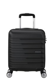 De American Tourister Flashline Spinner Underseater Shadow Black is voorzien van 4 multi functionele wielen, een telescopische trekstang en diverse handige vakken en compartimenten voor georganiseerd reizen. Het beste is om deze handbagage te dragen door de verstelbare trekstang omhoog te trekken en rollend naast u te laten volgen. Met deze compacte en stijlvolle koffer kunt u comfortabel en efficiënt reizen.


Afmetingen:
Hoogte 45cm x breed 35cm x diep 20cm

Inhoud:
23 Liter

Gewicht
2.2 KG