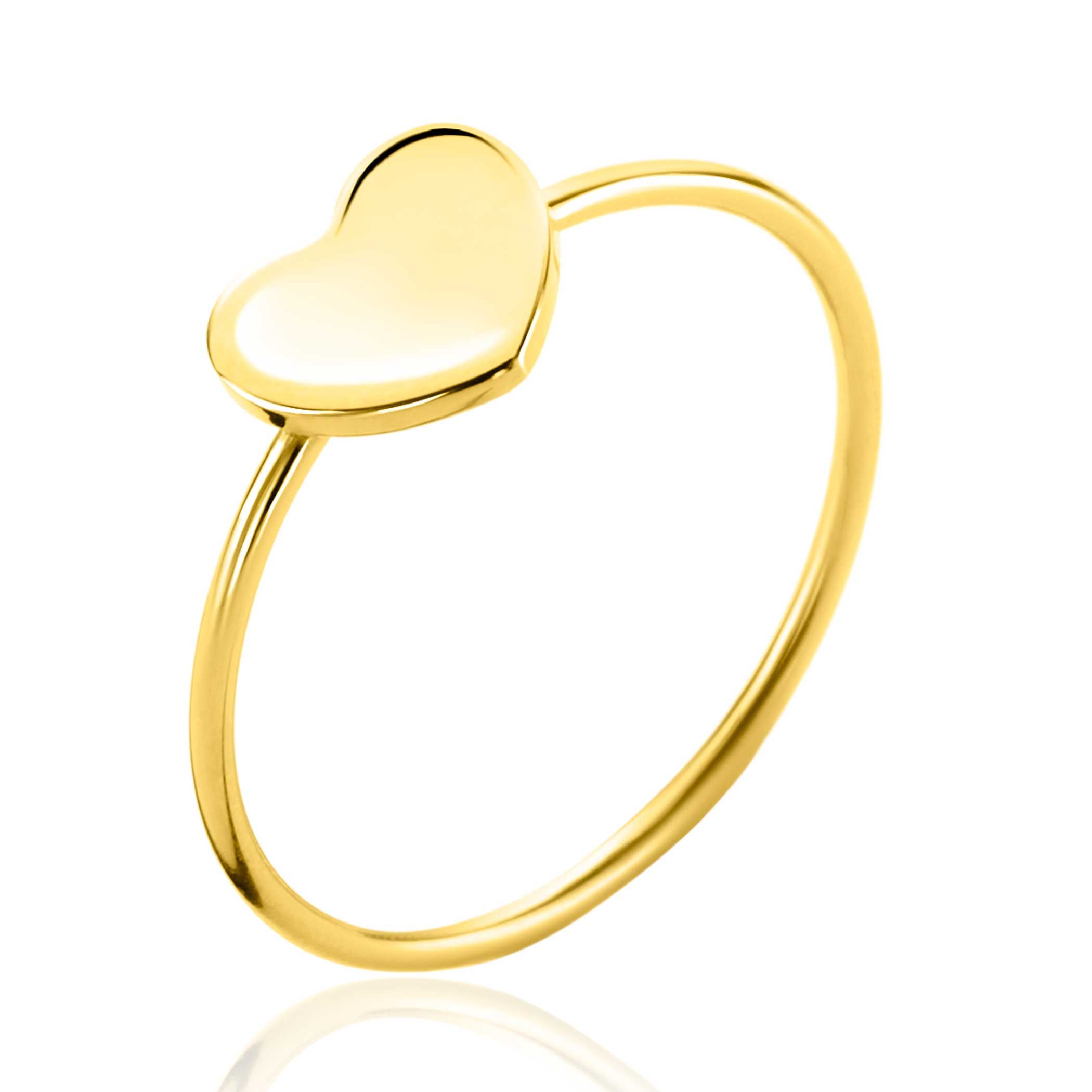 De Zinzi Gouden Ring met hartvormige plaat is een elegant sieraad dat subtiele verfijning toevoegt aan elke outfit. Vervaardigd uit 14K goud, straalt deze ring luxe uit en is ideaal voor dagelijks gebruik of speciale gelegenheden. Combineer het met andere gouden sieraden voor een harmonieuze look. Perfect voor romantische gebaren of als persoonlijk statement.