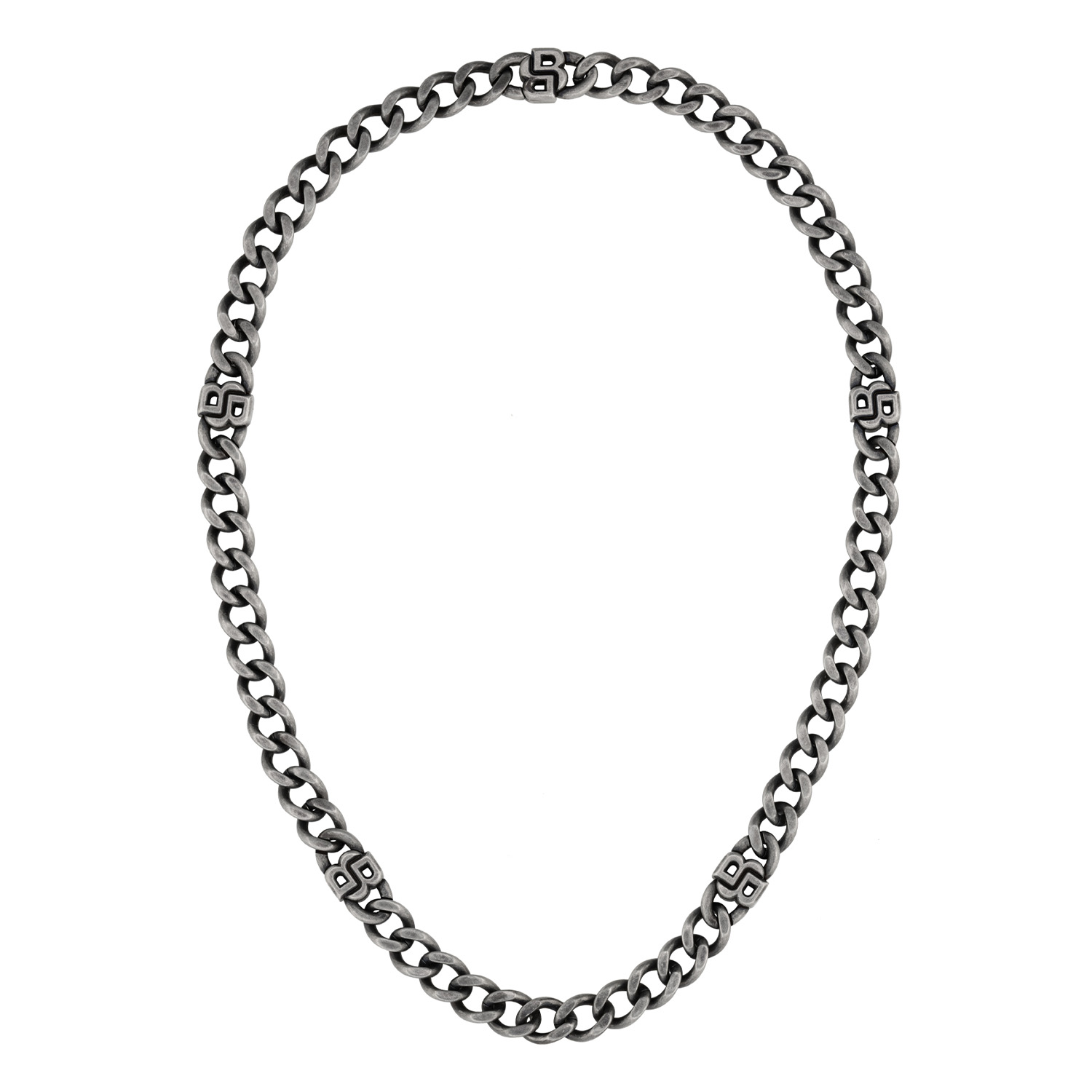 BOSS JEWELS HBJ1580744 DOUBLE B Mannen Ketting 56cm
Deze ketting van BOSS uit de DOUBLE B serie met artikelnr. HBJ1580744 is een stoer sieraad voor de echte BOSS klant. De stalen antiek zilverkleurige ketting van gourmetschakels heeft 5 tussenschakels in Dubbel B, het BOSS winkel logo. Deze herenketting heeft een magneetsluiting en een lengte van 56cm. Zeker goed te combineren met de bijpassende armband en andere sieraden van BOSS. 

Het merk:
HUGO BOSS is afgestemd op levensstijlen waar het gaat om kwaliteit en precisie. Het wereldwijde fashionlabel is verdeeld in twee merken: BOSS en HUGO. Het merk BOSS biedt geavanceerde, moderne horloges gericht op kwaliteit en design om een onberispelijke look te creëren – of het nu zakelijk, casual of sportief is. Ontdek de nieuwe horlogecollectie die bewijst dat details echt het verschil maken.

Specificaties:
- Artikelnr: HBJ1580744
- Schakelketting
- Materiaal: Staal
- Antiek zilverkleurig
- Lengte: 56cm