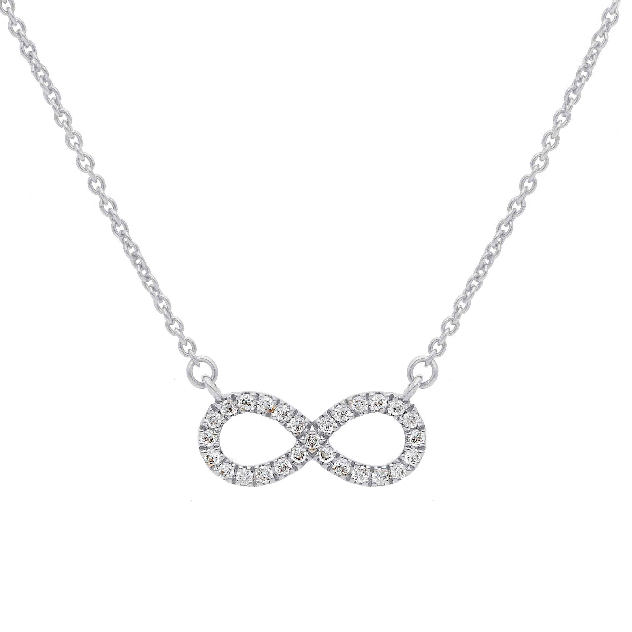18 karaat wit goud 0.08ct diam
