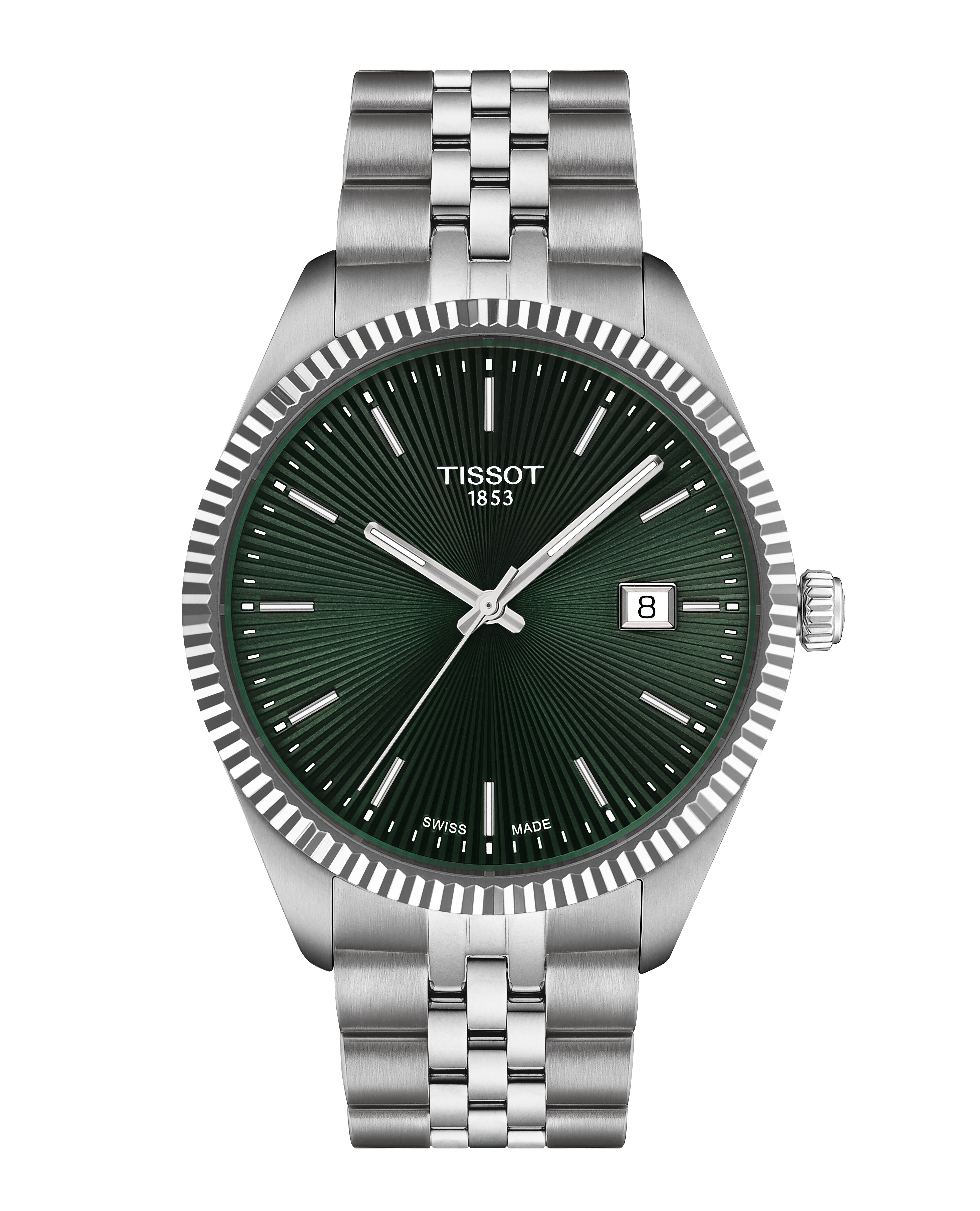 Tissot - Ballade Groen Quartz, 40mm, 100 meter WR, Saffierglas - T1564101109100