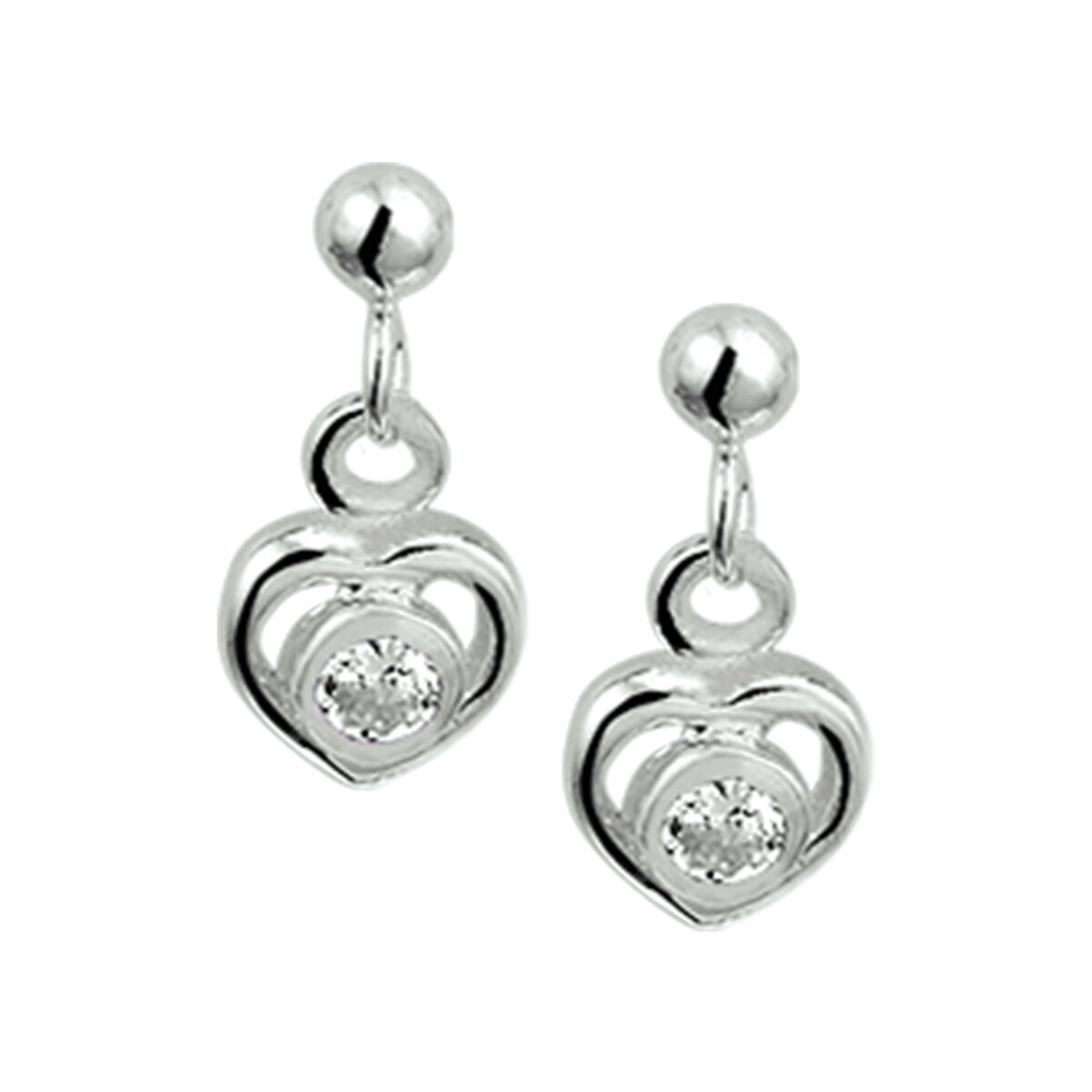 oorhangers hart strass